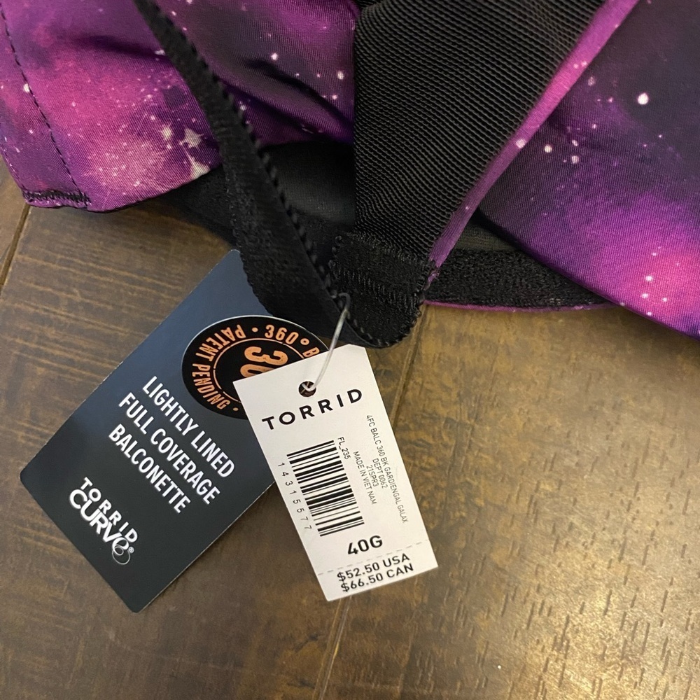 Torrid Gardiengal Galaxy bra - Picture 4 of 8
